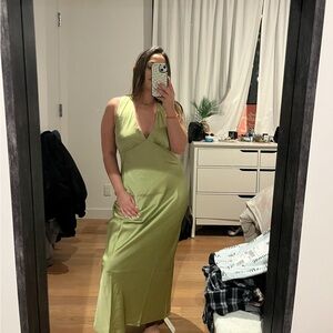 Abercrombie Green Wedding Guest Dress
